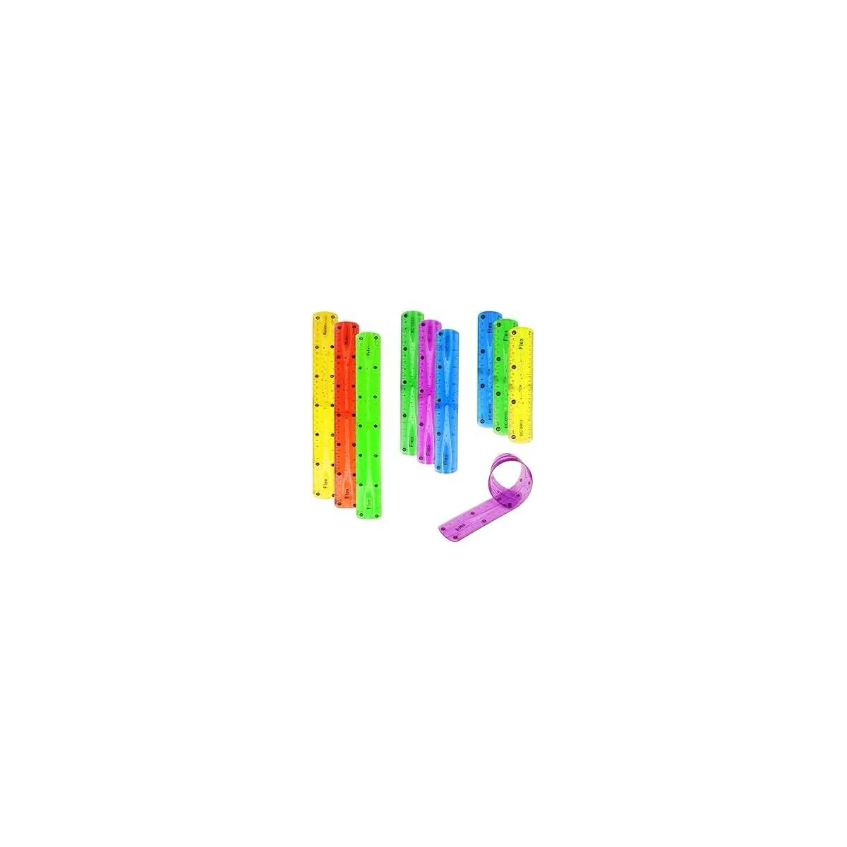 Règles flexibles colorées — Géométrie & traçage