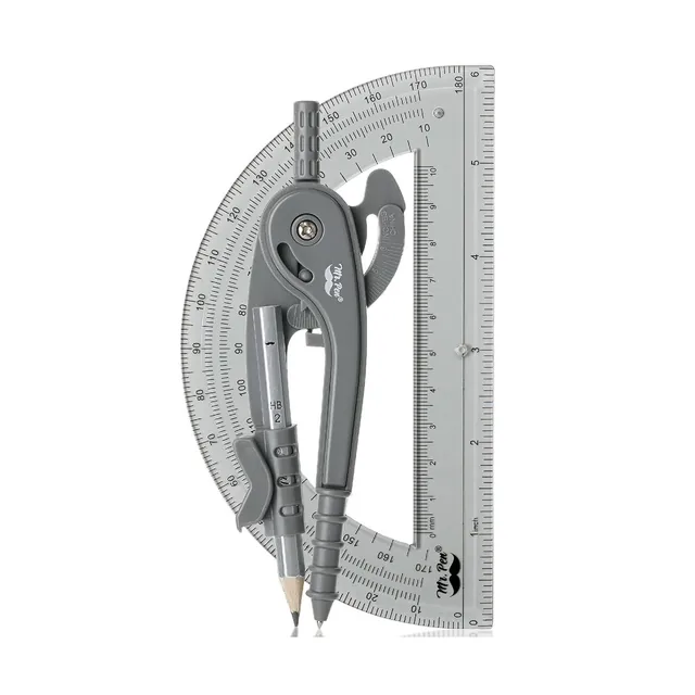 Kit compas et instruments de géométrie