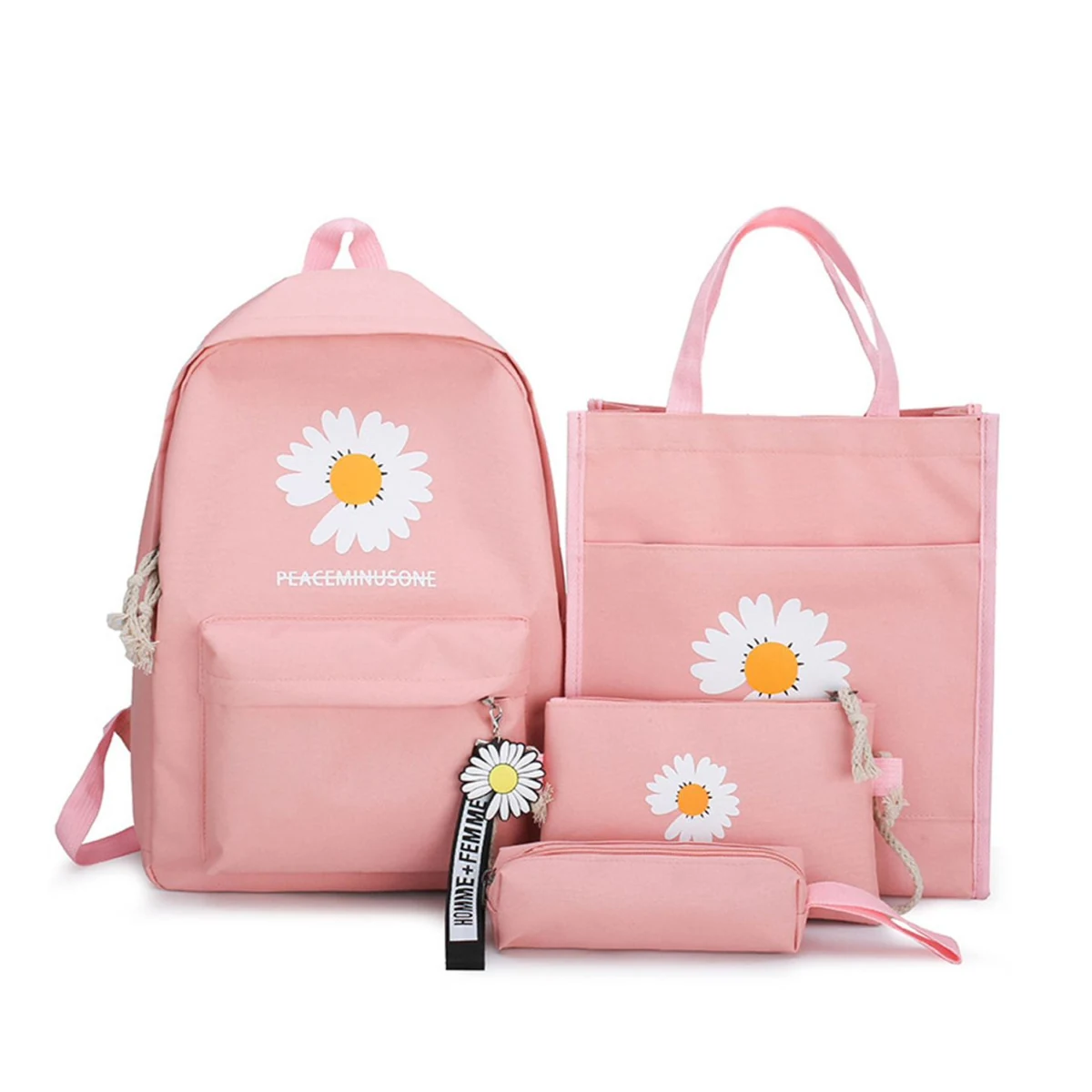 Sac cabas scolaire – rose — Sacs & cartables
