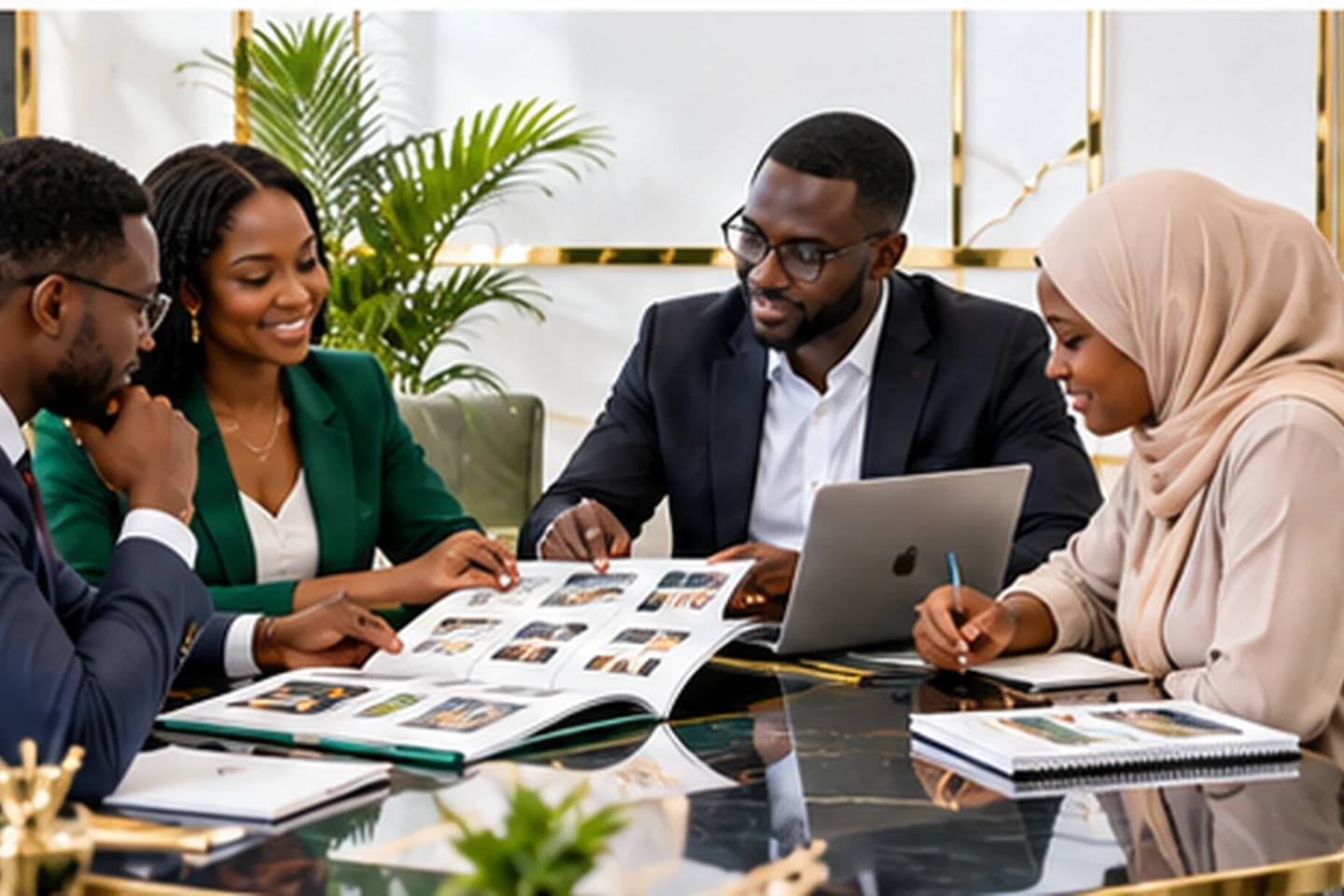 Équipe africaine et univers MS TRADING : fournitures, technologie et commerce